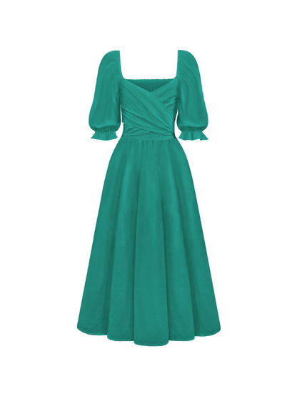 Sunset Sands Two Way Wearable Midi Dress - Teal