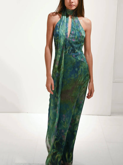 Monet Maxi Dress - Irises