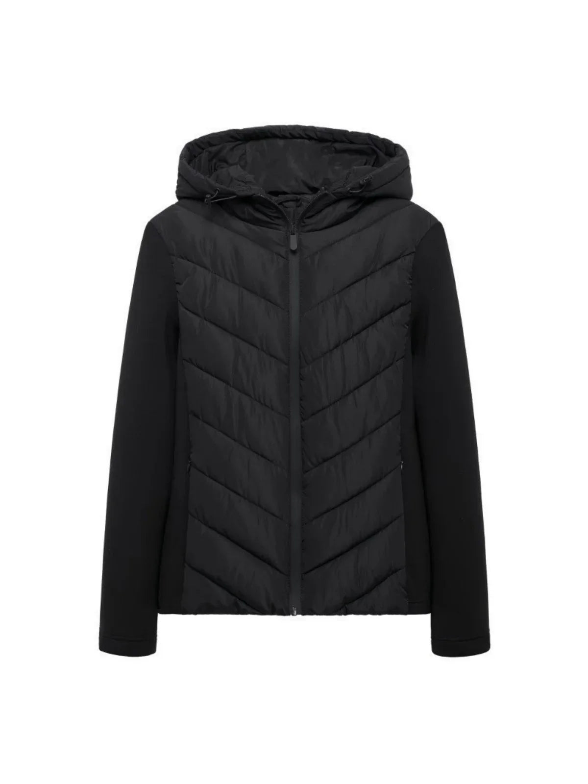 Cotton Padded Coat With Stand Up Collar for Wear