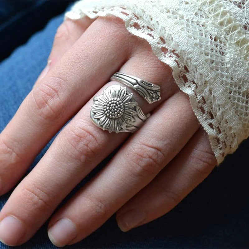 Vintage Sunflower Ring