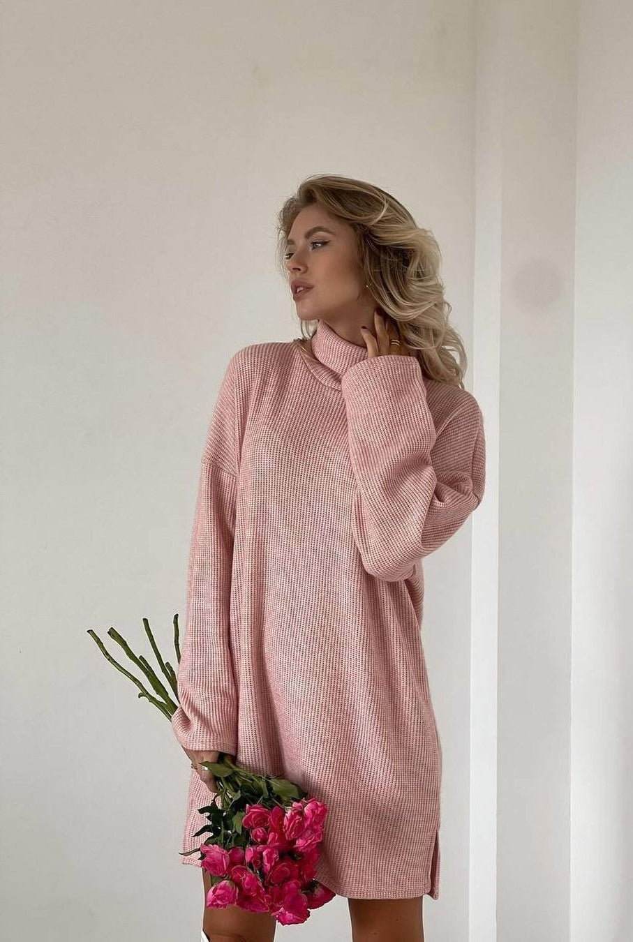 Knit Pullover Sweater Dress