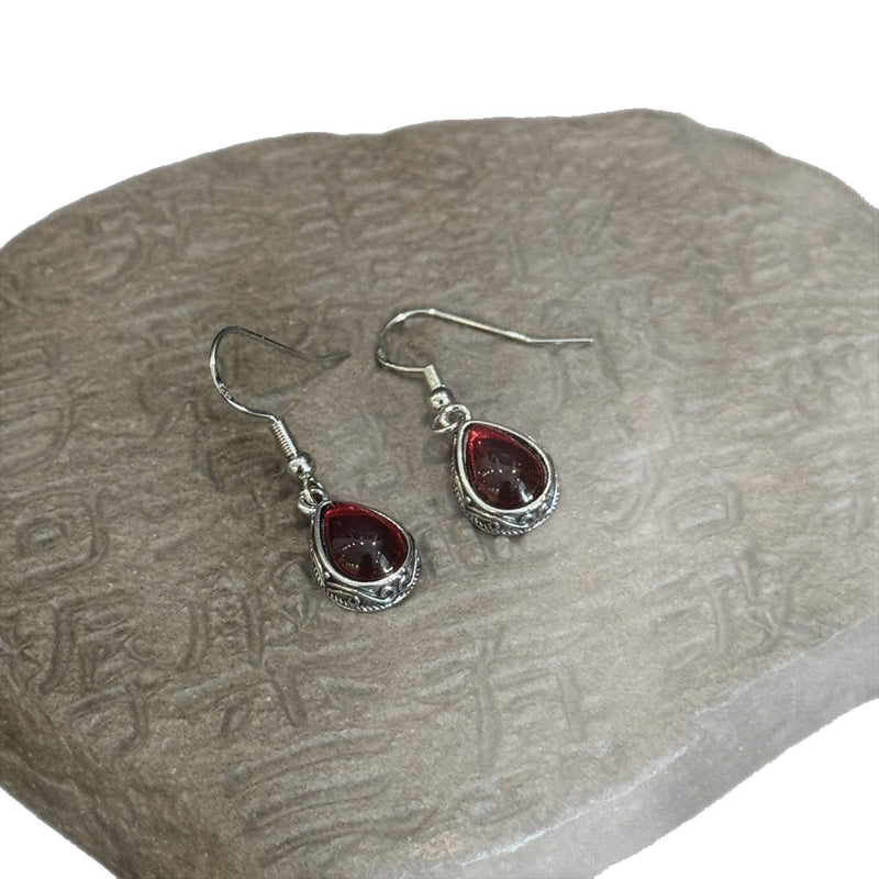 Vintage Garnet Earrings