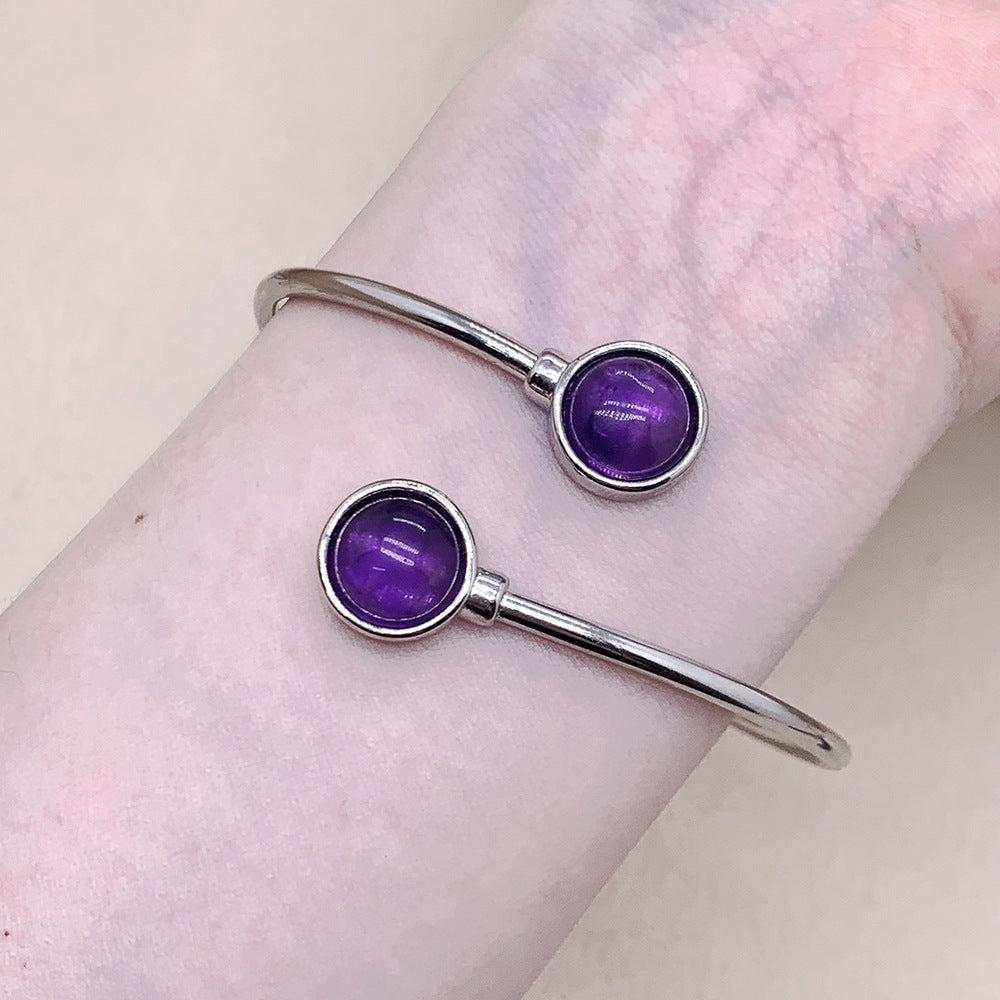 Elegant Amethyst Bracelet