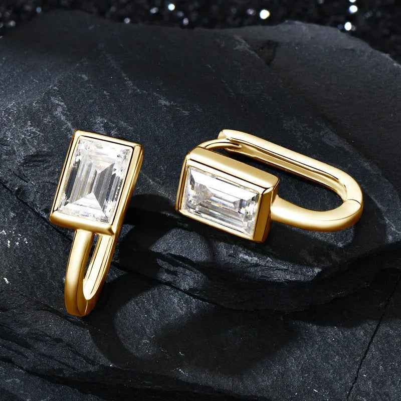 Classic Gold Crystal Earrings