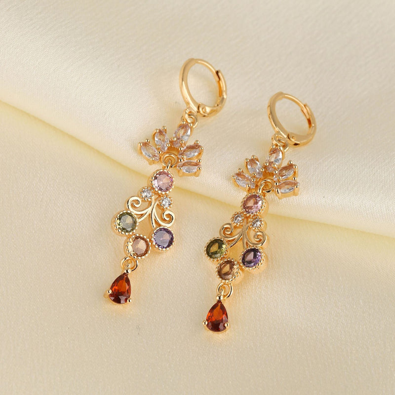 Elegant Gemstone Earrings