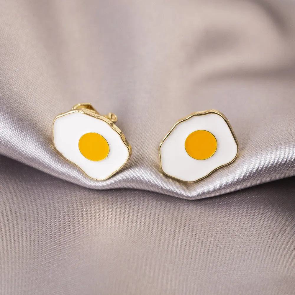 Fried Egg Earrings