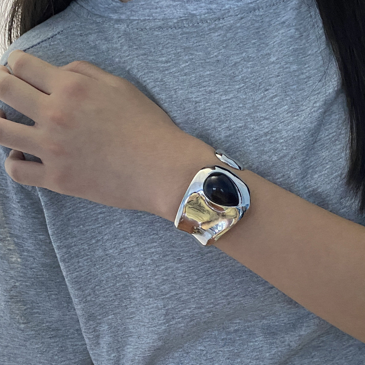 Statement Onyx Bracelet