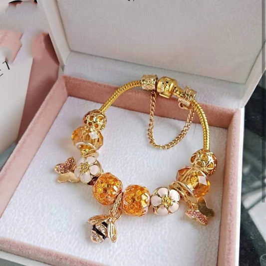 Golden Charm Bracelet