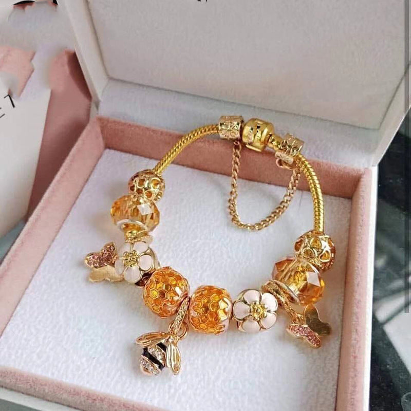 Golden Charm Bracelet