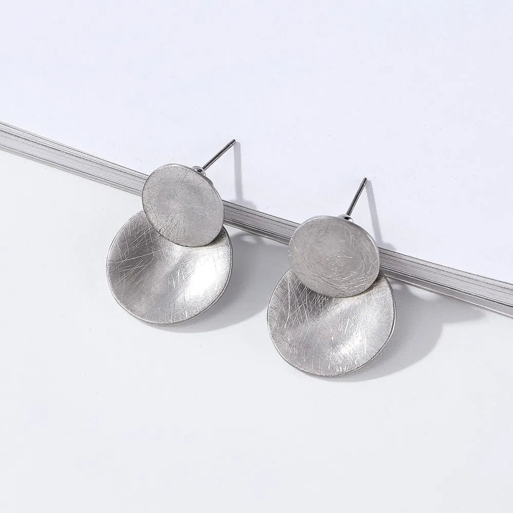 Modern Silver Earrings