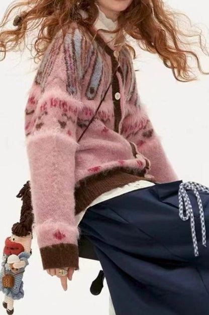 Pink Cozy Knit Sweater