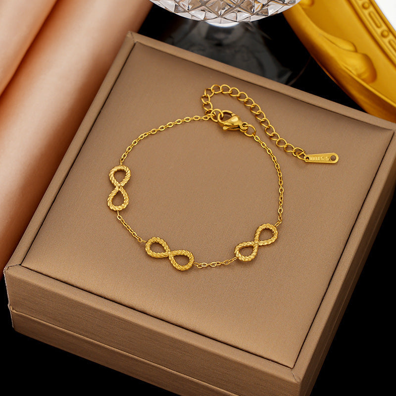 Gold Infinity Bracelet
