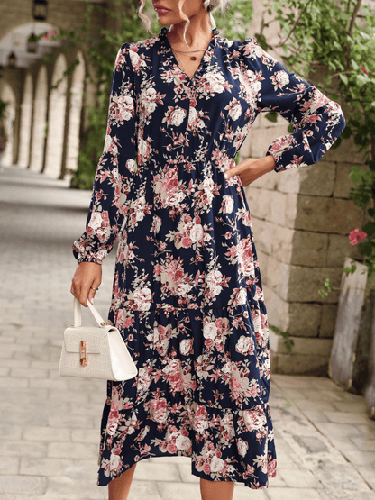 Fall in Love Maxi Dress - Navy