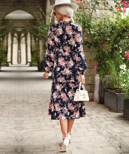 Fall in Love Maxi Dress - Navy