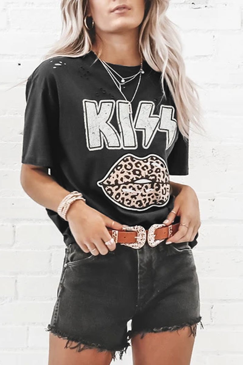 Print Grey T-shirt