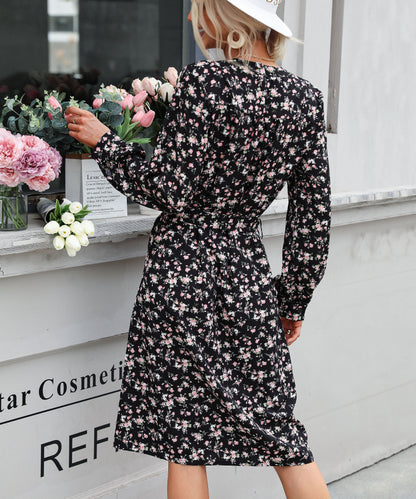 Madrie Midi Dress - Black