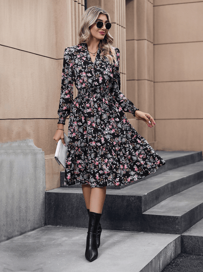 Madeira Midi Dress - Black