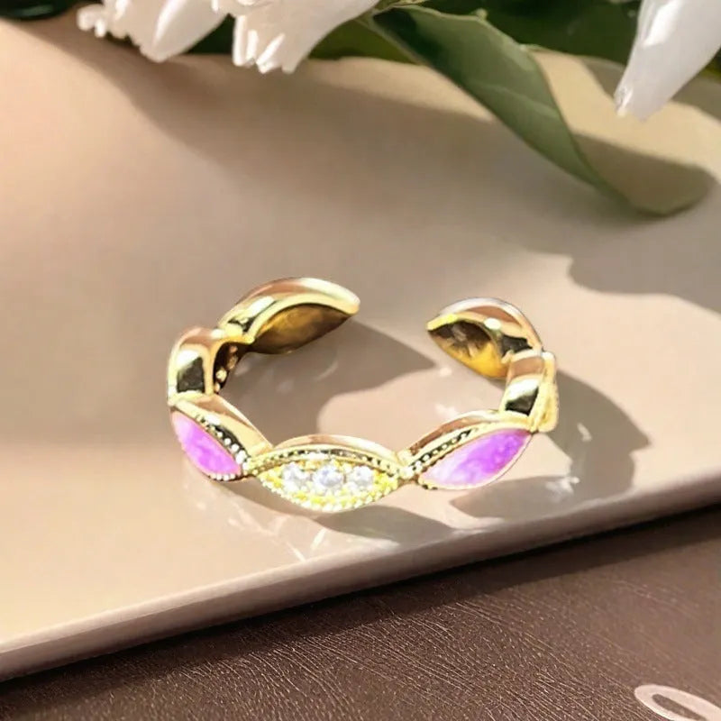 Colorful Crystal Ring