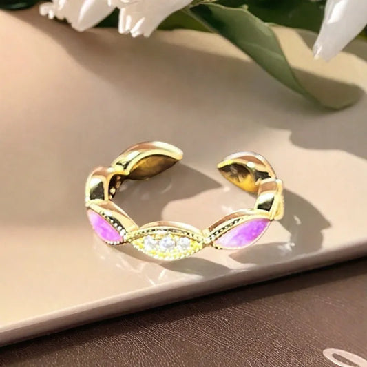 Colorful Crystal Ring