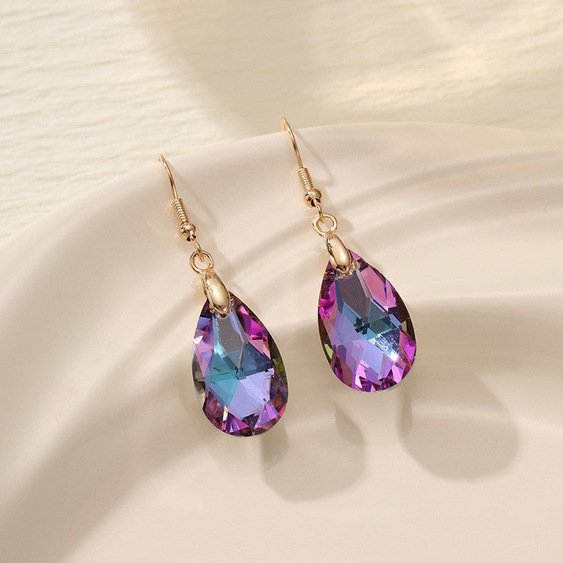 Elegant Crystal Drop Earrings