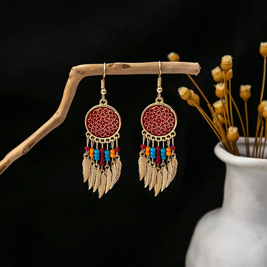 Bohemian Dreamcatcher Earrings