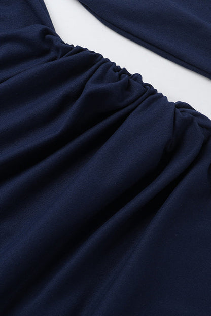 Designer Puff Sleeve Maxi Dress
