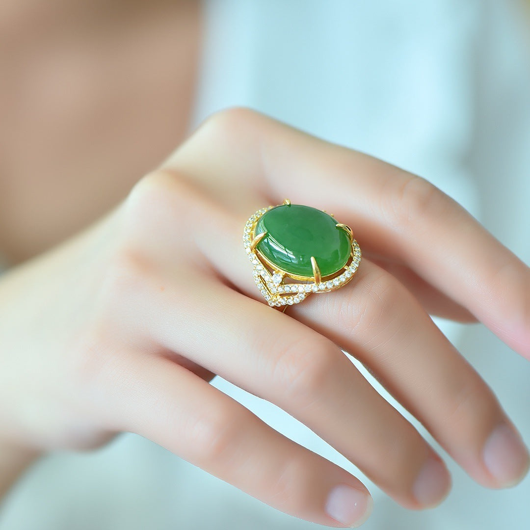 Elegant Jade Ring