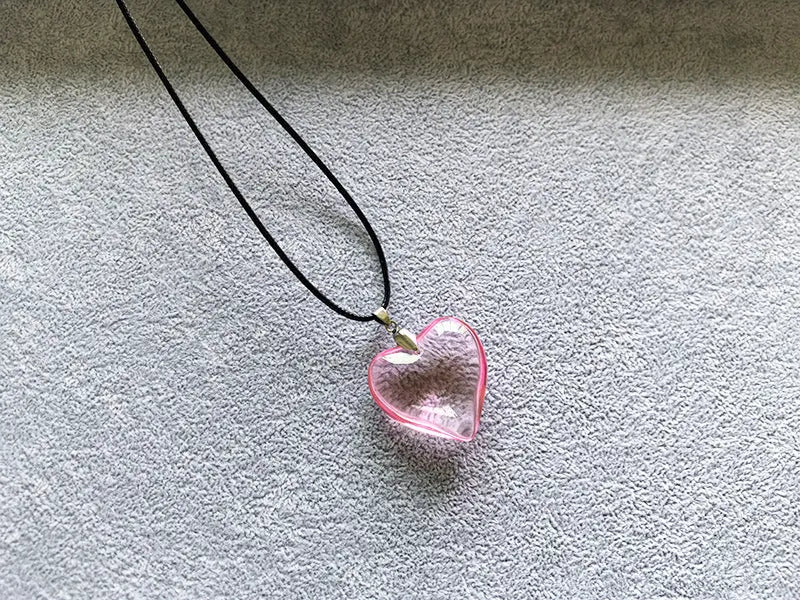 Pink Heart Necklace