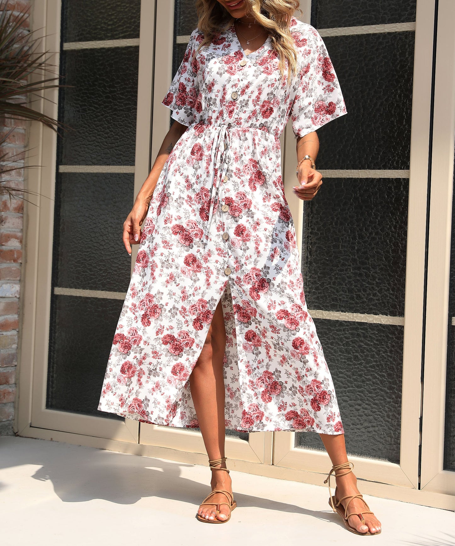 Fendexe Maxi Dress - Blush