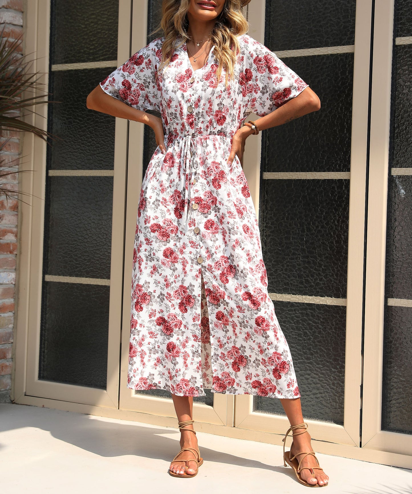 Fendexe Maxi Dress - Blush