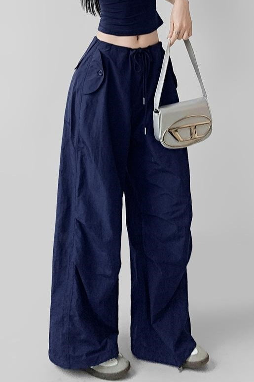 Cargo Wide Leg Relaxed Pants