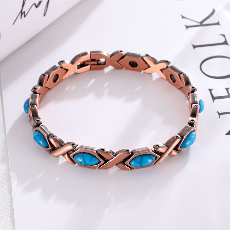 Turquoise Copper Bracelet