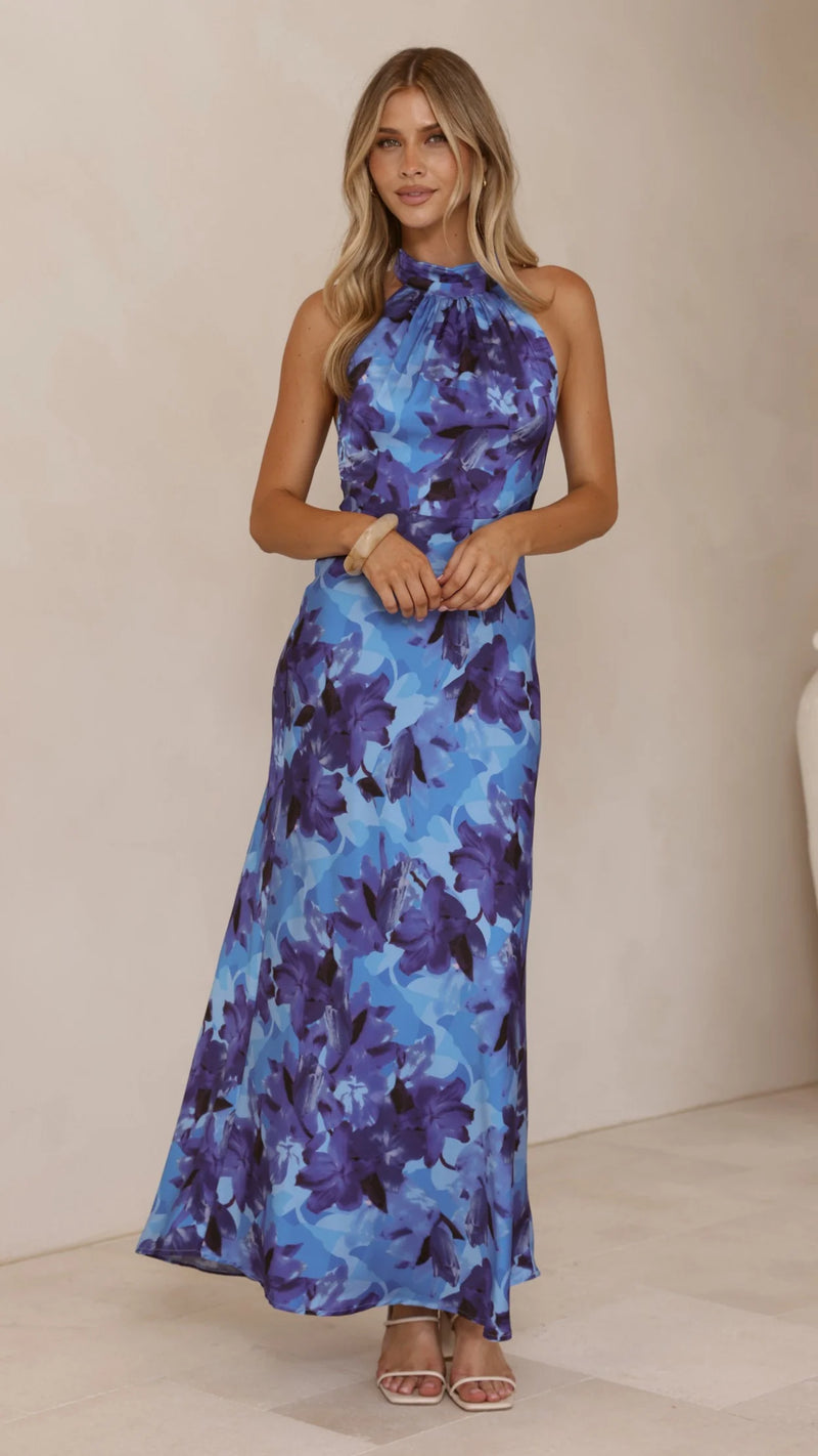 Oralia Maxi Dress - Blue