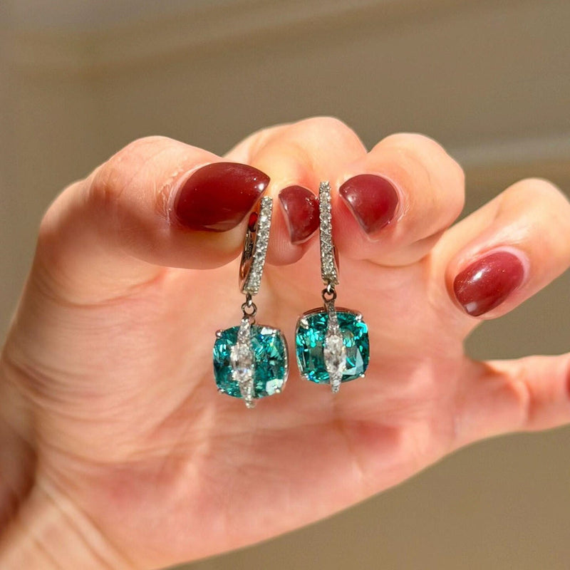 Elegant Emerald Earrings