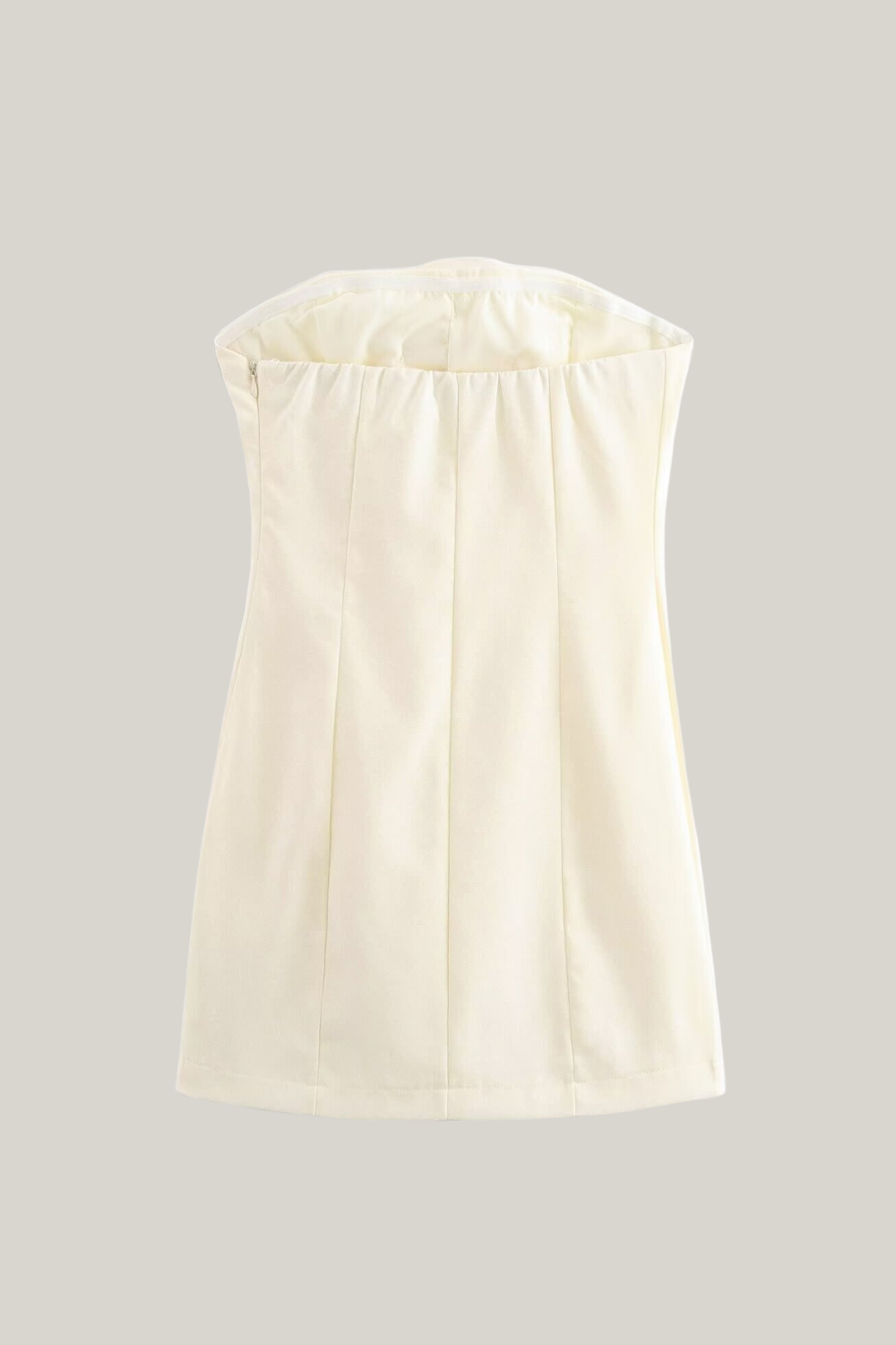 Applique Strapless Mini Dress