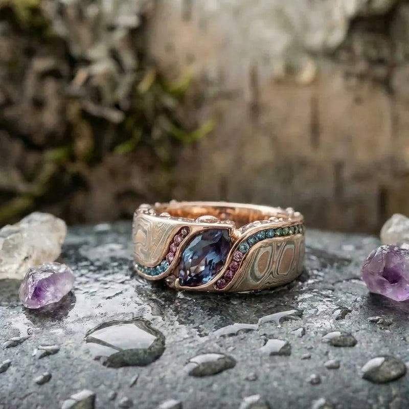 Vintage Prifddinas Eye Glass Ring