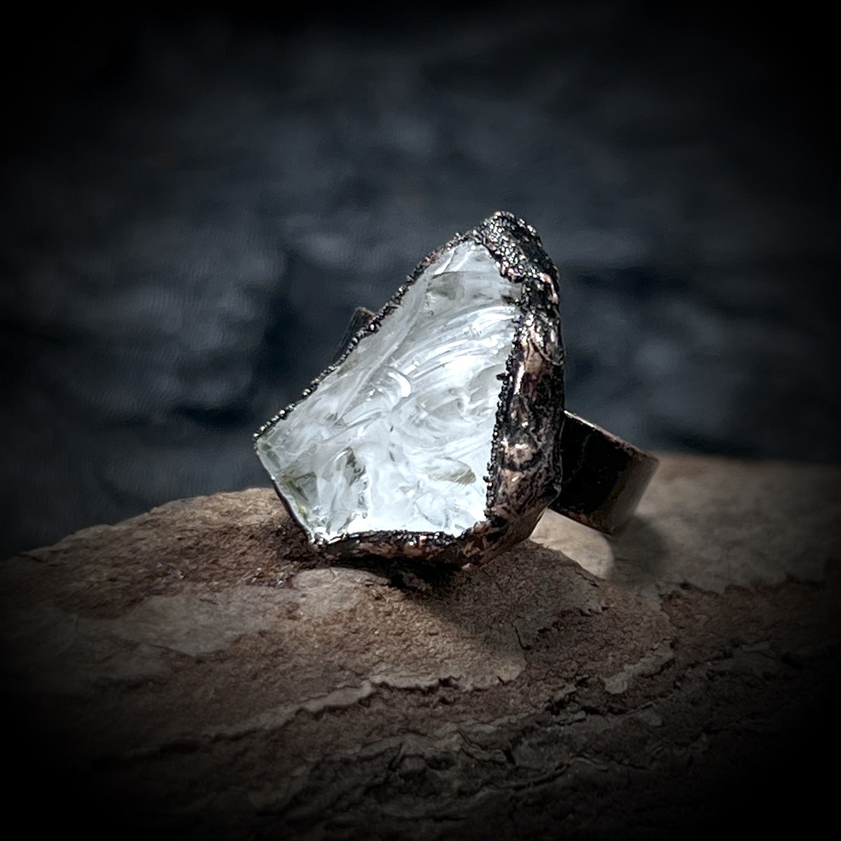 Statement Crystal Quartz Ring