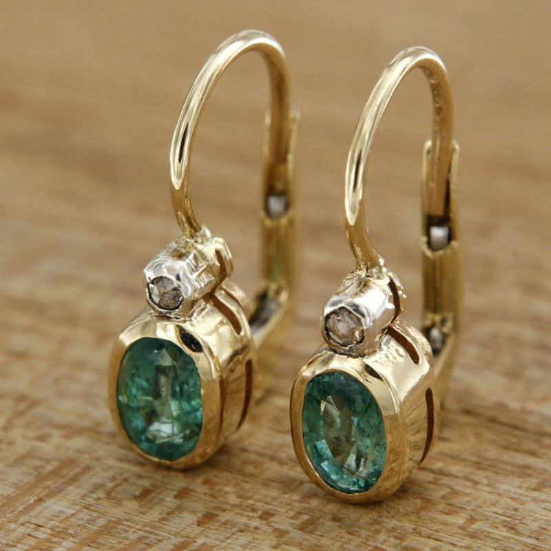 Elegant Emerald Earrings