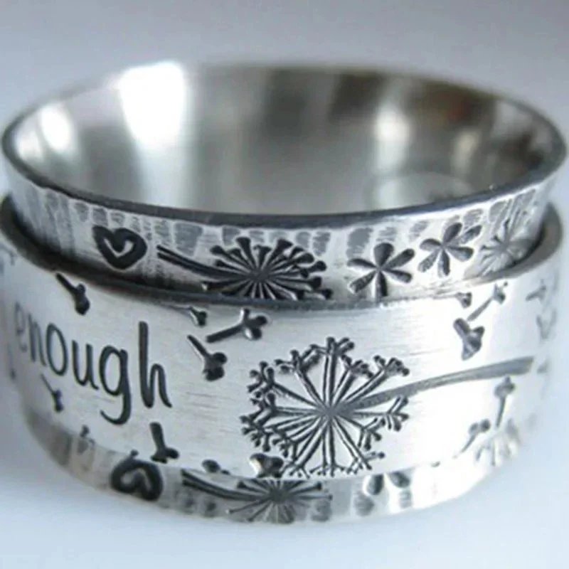 Vintage Silver Engraved Ring