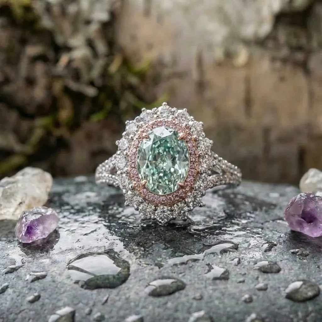 Elegant Aquamarine Statement Ring