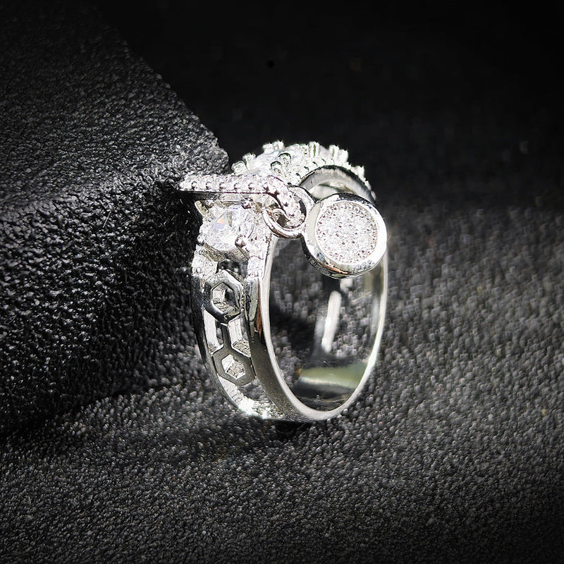 Elegant Prestige Crystal Ring