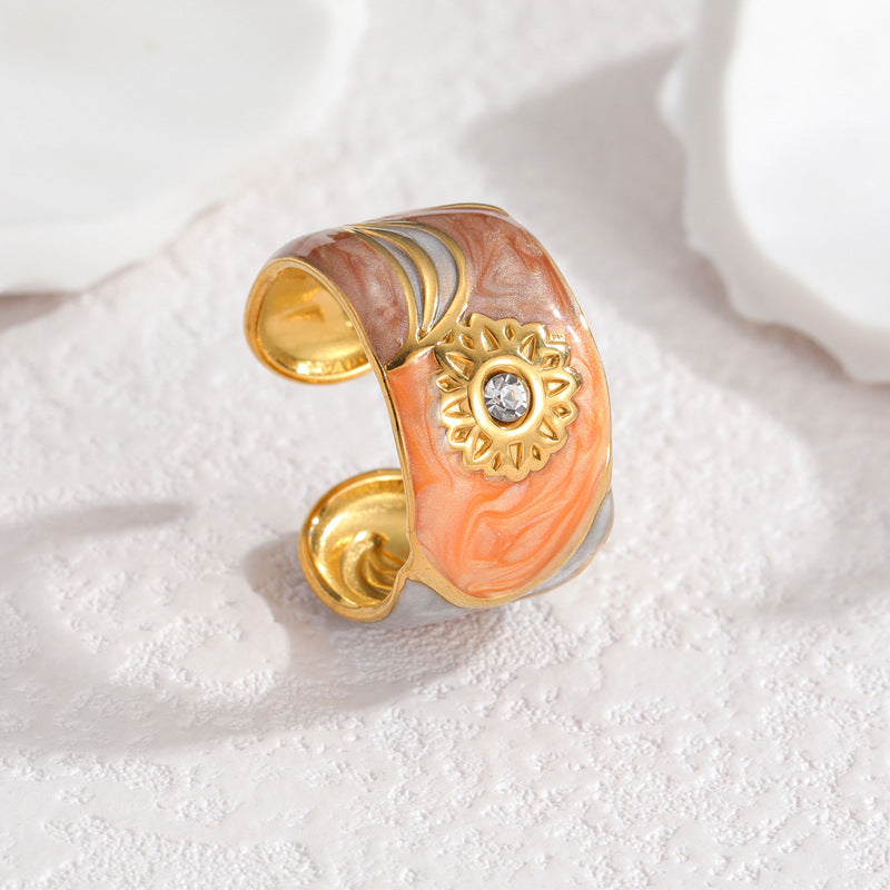Vintage Sunflower Ring