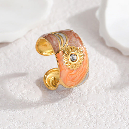 Vintage Sunflower Ring