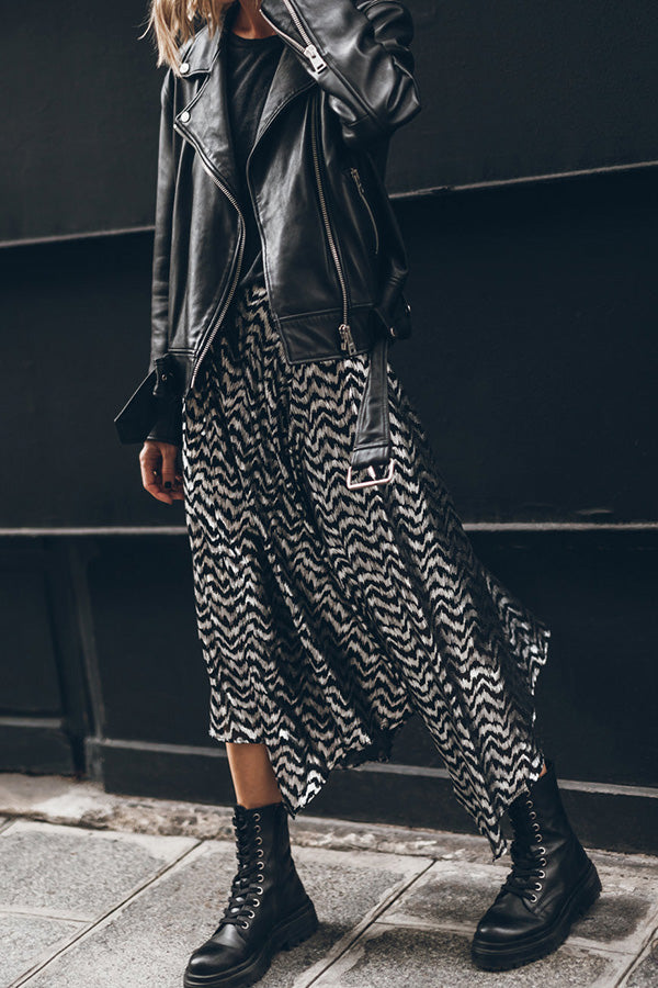 The Metallic Chill Skirt