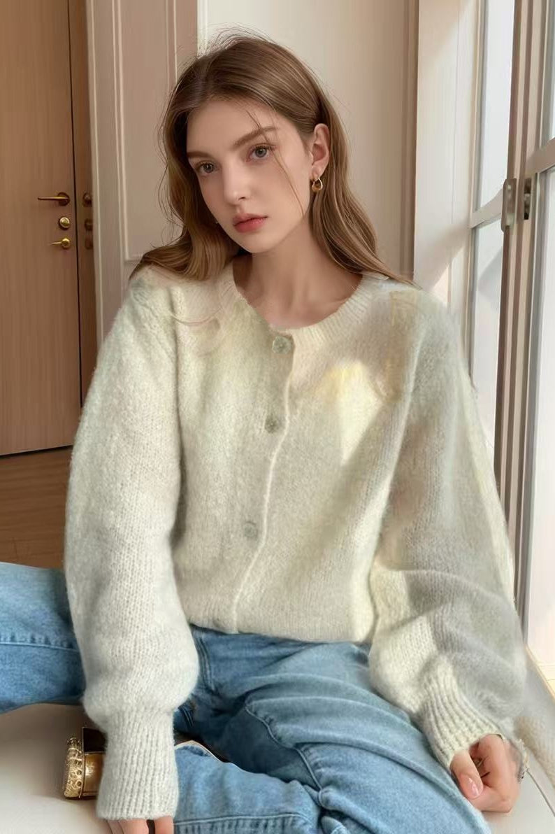 Macaron Color Cardigan