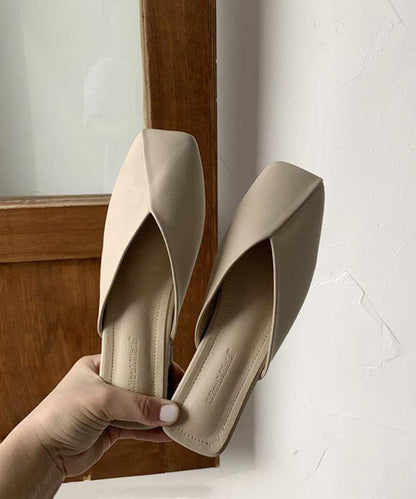 Stylish Chocolate Flat Style Slippers