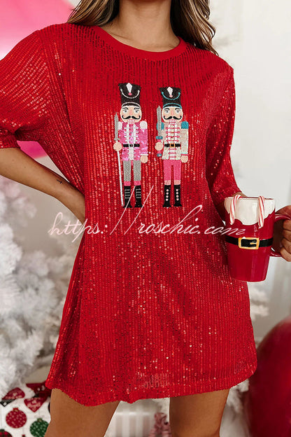 Nutcrackers for the Holidays Nutcracker T-shirt Mini Dress