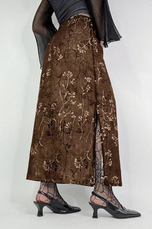 Knit Printed Pencil Skirt