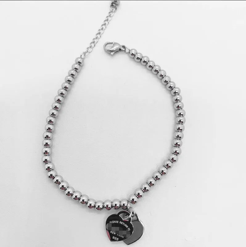 Classic Silver Bead Bracelet
