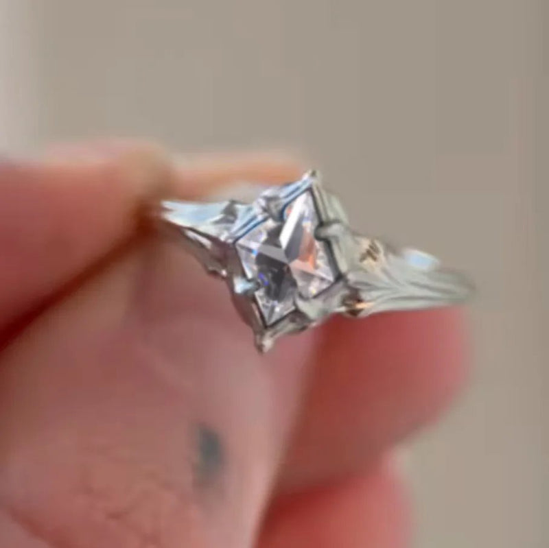 Elegant Crystal Statement Ring